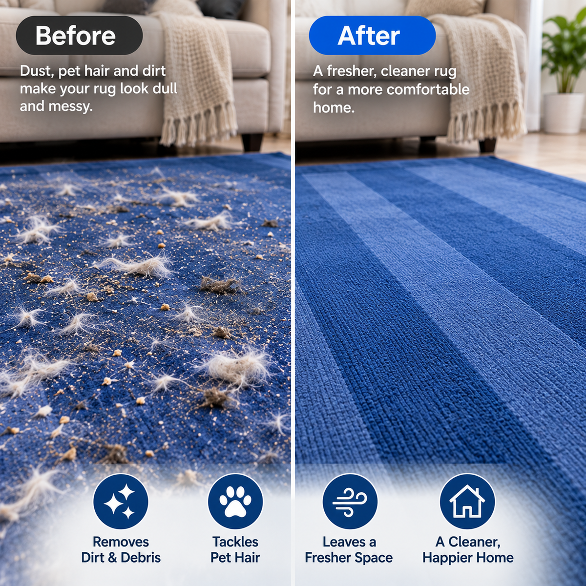 Virello™ Powerful Cordless Vacuum Cleaner for Pet Hair & Home Cleaning