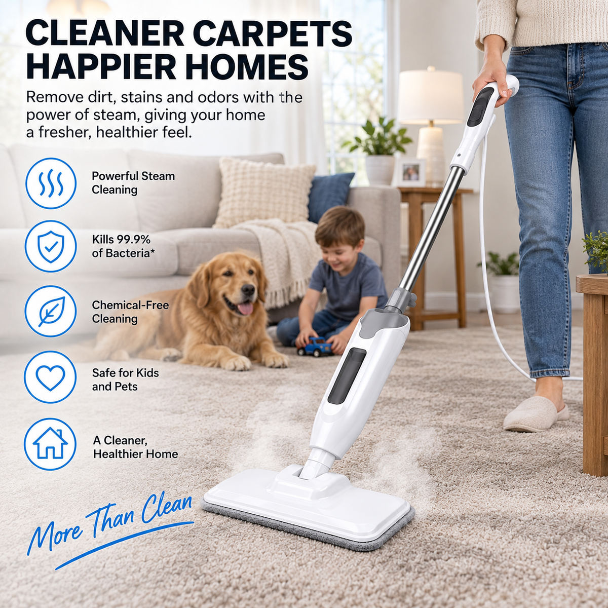Velmora™ DeepClean Carpet Cleaner